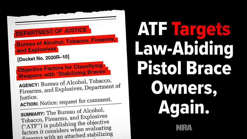 ATF Targets Law-Abiding Pistol Brace Owners, Again - Guns in the News